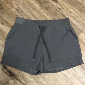 90 Degree By Reflex Charcoal Athletic Shorts